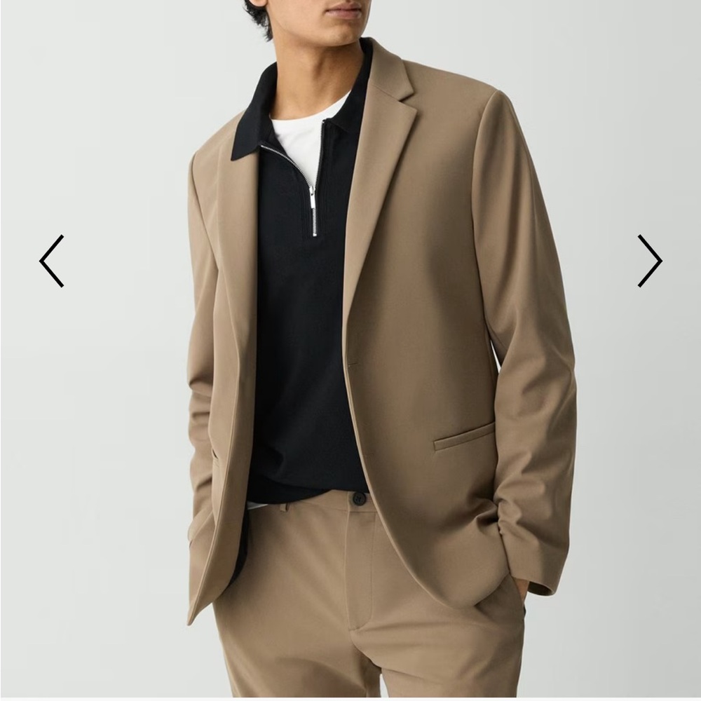 Men’S Theory Clinton Sport Blazer Jacket in Walnut
